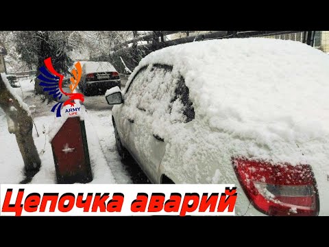 Азербайджан - Баку превратился в каток для автомобилей / Массовые аварии - новости сегодня 2021