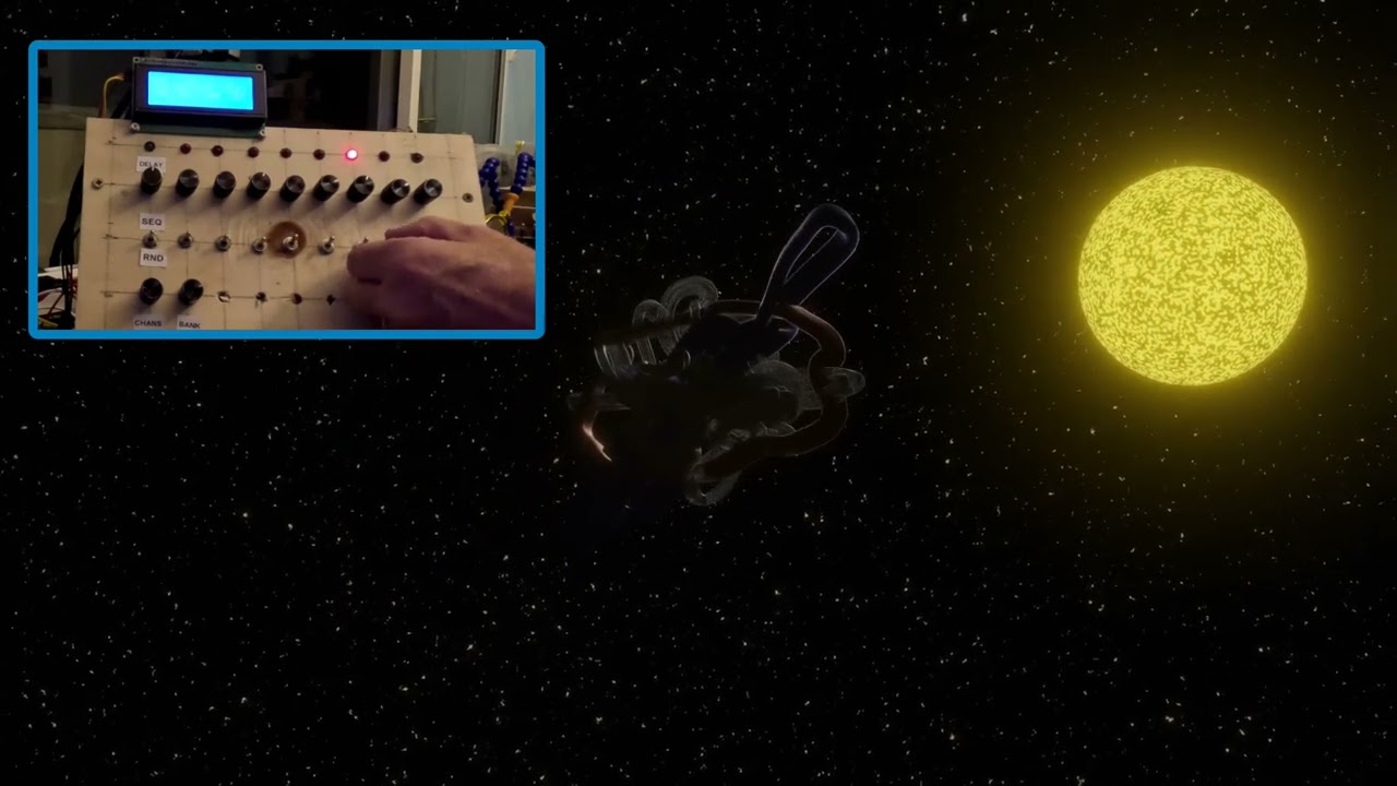 Home Made Sequencer: Things you find in space - A musical
