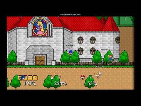 Super Smash Flash - Sonic and Tails versus Mario and Luigi