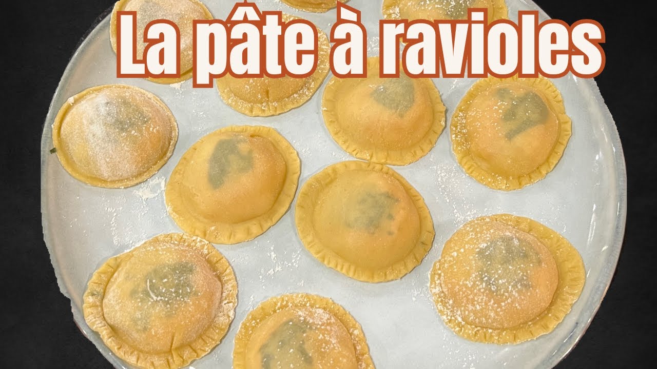 La pâte à ravioles : La recette de base pour des ravioles, mais aussi des pâtes fraîches.