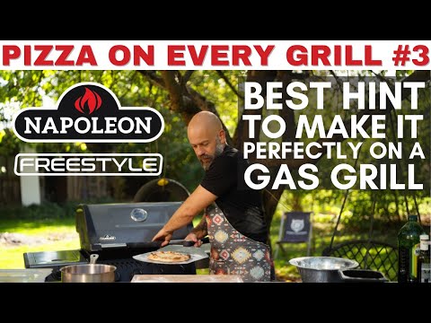 3. How to make a pizza on a gas grill - Napoleon Freestyle