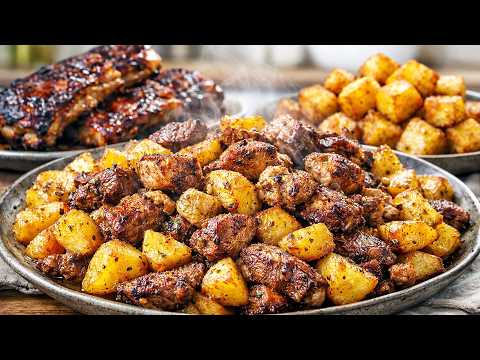 3 Ways to Cook Meat & Potatoes – Pan, Oven, Air Fryer