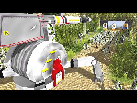 Clones Lay SIEGE to Droid Army COMPOUND! - Men of War: Star Wars Mod Battle Simulator