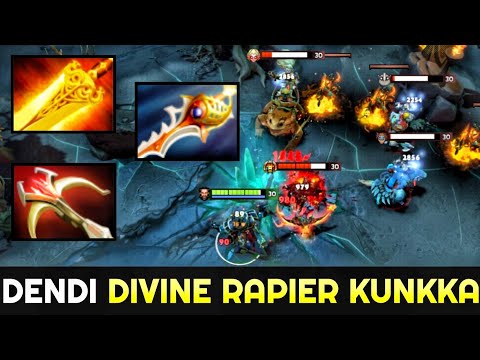DENDI Mid Kunkka shows No Mercy to Enemies with Divine Rapier Build 7.26 Dota 2