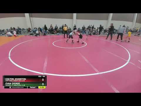 93 Lbs Round 3 - Evan Savage, Ranger 47 Wrestling Club Vs Colton Johnston, Katy Area Wrestling Clu
