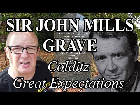 SIR JOHN MILLS GRAVE - FAMOUS GRAVES - FINAL RESTING PLACES