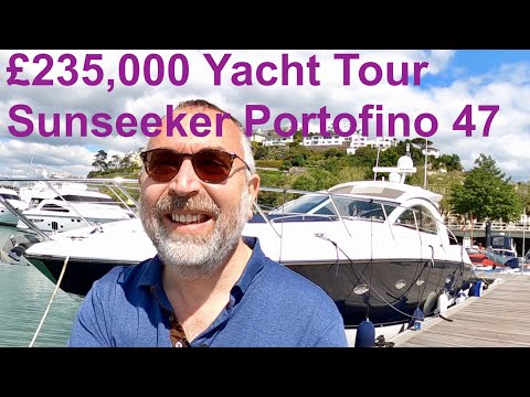£235,000 Yacht Tour : 2006 Sunseeker Portofino 47