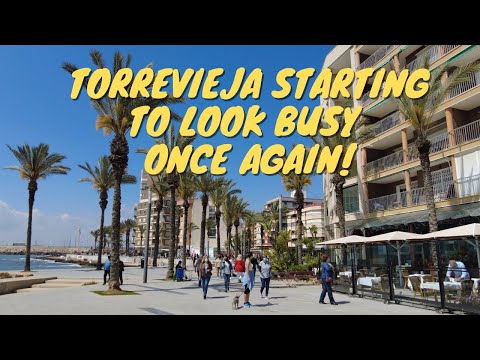 Torrevieja starting to look busy once again!