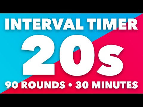 20 Second Interval Timer • 30 Minutes
