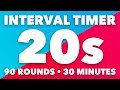 20 Second Interval Timer 30 Minutes