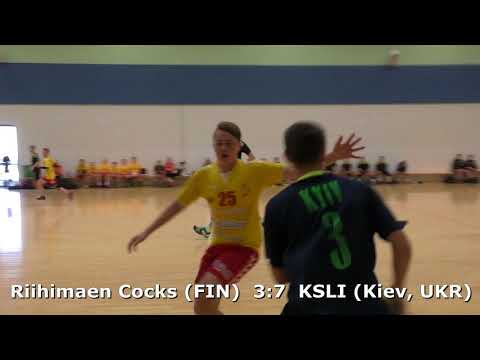 Handball. Riihimaen Cocks (FIN) - KSLI (Kiev, UKR). Viborg. U16 boys. Gr6. GENERATION HANDBALL-2018