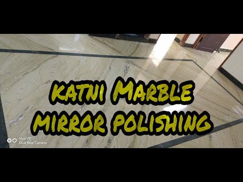 Katni marble mirror finish polishing