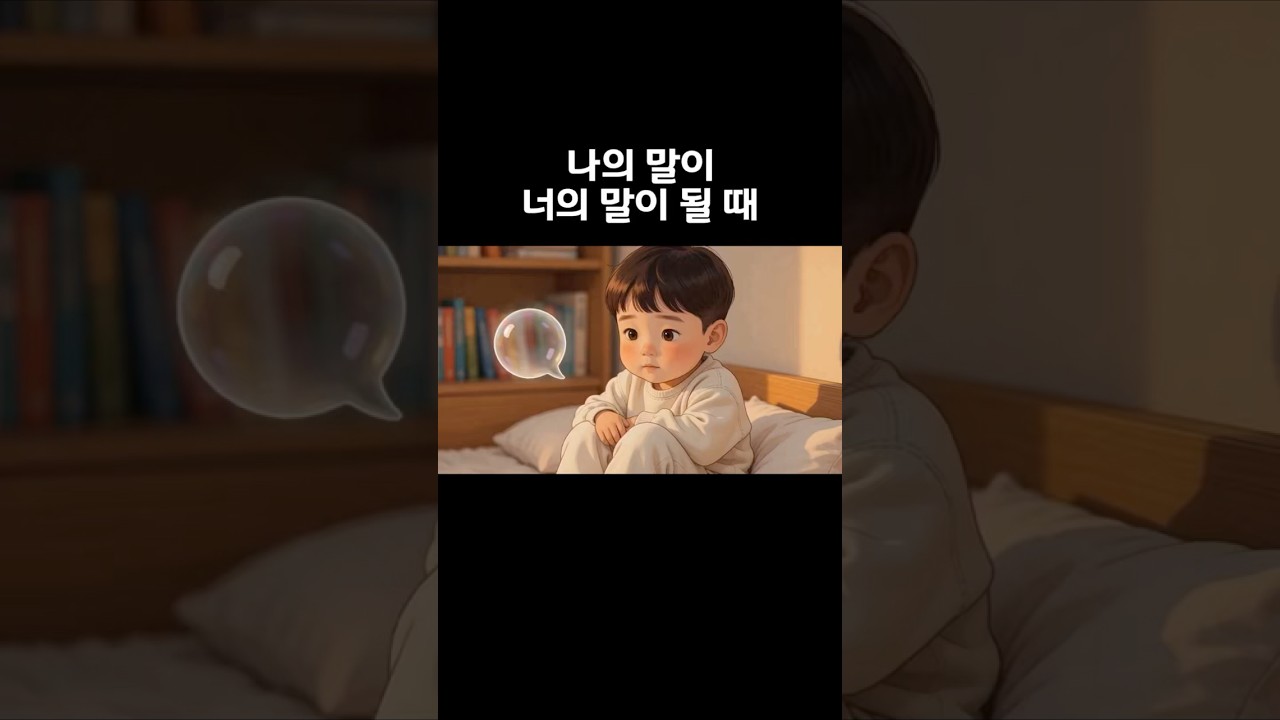 부모의 말투를 아이들은 평생 기억합니다 👦