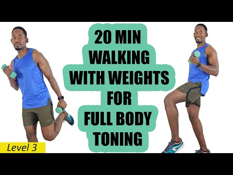 20 Minute Easy Walk at Home Exercise for Weight Loss 200 Calories