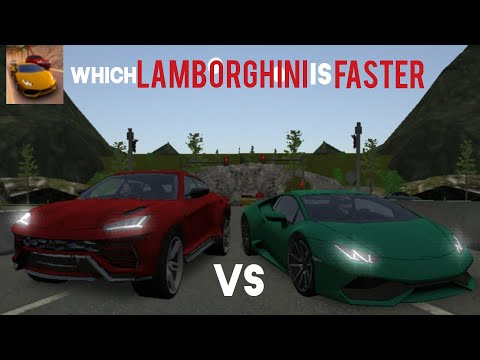 DRIVING SCHOOL 2017 : Which  LAMBORGHINI Is Faster? | Car Simulator | Car Driving | Lamborghini |