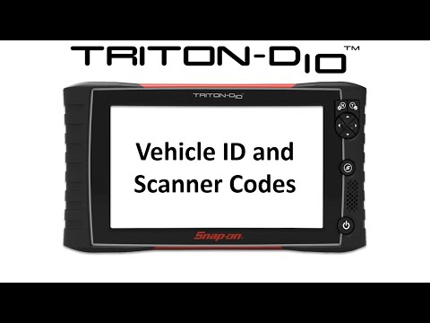 Vehicle ID and Scanner Codes: TRITON-D10™ (Pt. 2/11) | Snap-on® Training Solutions®