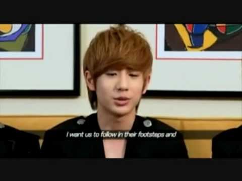 130113 Boyfriend's Minwoo wanting to be like SHINee Pt 1