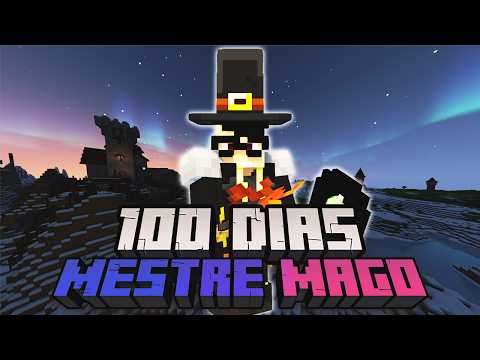 SOBREVIVI 100 DIAS COMO MESTRE MAGO NO MINECRAFT - O FILME