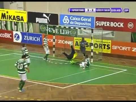 Gols: Sporting CP 6-5 Leões de Porto Salvo / Liga Sport Zone 2013/14 Portugal - 17° Jornada