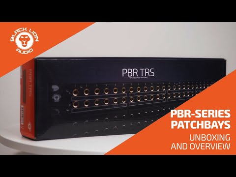 Black Lion Audio PBR TRS 96-Point Gold-Plated TRS Patchbay image 5