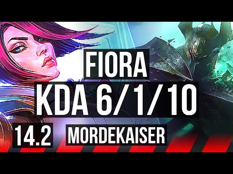 FIORA vs MORDEKAISER (TOP) | 6/1/10 | NA Master | 14.2