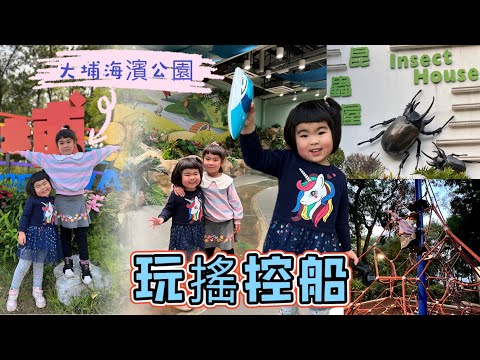 玩搖控船 ｜￼昆蟲館｜大埔海濱公園 ｜遊樂場｜親子活動 ｜香港 ｜假日vlog｜親子好去處