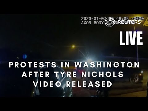 LIVE: Demonstrators gather in Washington after Tyre Nichols video