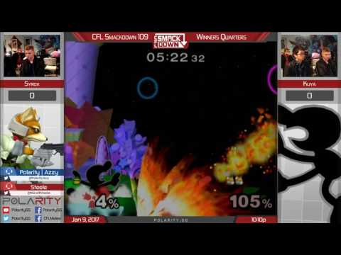 CFL Smackdown 109 Melee - Syrox (Fox) vs Kuya (GnW) - Winners Quarters