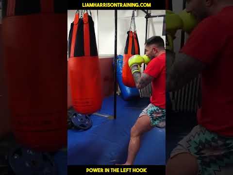 How to generate power in the left hook. liamharrisontraining.com