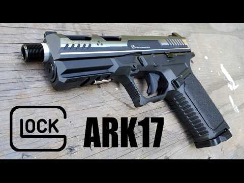 ARK17 Strike Industries GLOCK 17 Review (.177 cal) Co2 Blowback BB Pistol (WORLD'S BEST Co2 BB GUN)