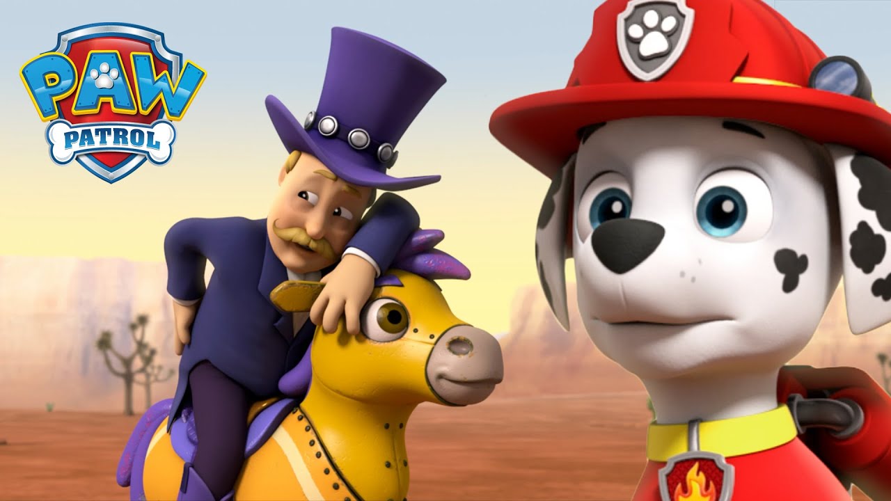 PAW Patrol save Humdinger from the Rodeo! - PAW Patrol Episode - Cartoons for Kids Compilation