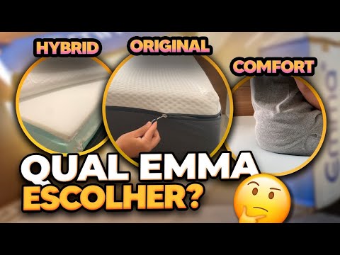 TESTAMOS TODOS OS COLCHÕES EMMA! Qual Colchão Emma Comprar? Análise COMPLETA! Colchão Emma é bom? 😴