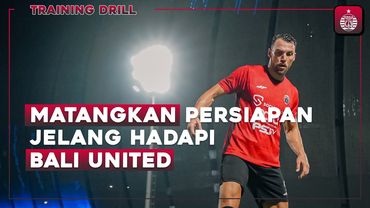 Skuad Persija Kembali Berlatih di Jakarta International Stadium | Training Drill