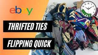 20 Thrifted Ties that Sold on Ebay | How to thrift ties to resell | Ebay What Sold Ties