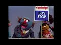 Sesame Street At The Bus Stop Sign HQ