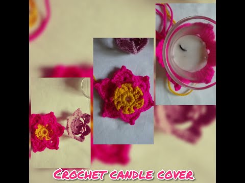 Crochet candle 🕯️ cover