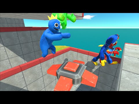 Creepy Monster Jumps Over 5 Bomb Holes - ARBS