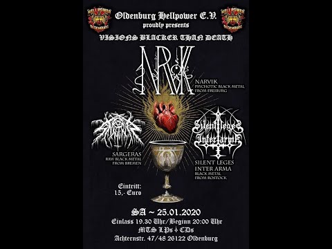 Sargeras-"Intro+Return of the Dancing Whores" Live 25.1. 2020 at MTS Store Oldenburg