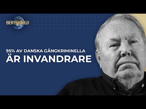 Bert - 95% av danska gängkriminella är invandrare!