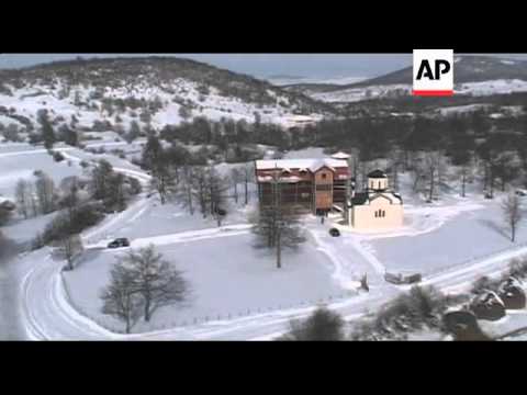 Doctors helicopter in to make home calls as temperatures fall to -35c