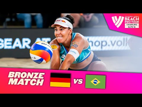 Müller/ Tillmann vs. Ana Patrícia/Duda - Bronze Match Highlights | Hamburg 2025 #BeachProTour