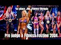 Ms Fitness Olympia 2024 2 Piece Pre Judge Fitness Routine ️