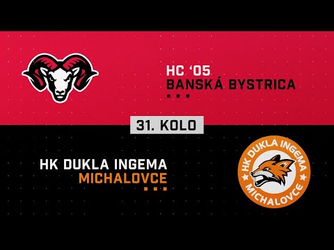 31.kolo HC 05 Banská Bystrica - HK Dukla INGEMA Michalovce HIGHLIGHTS