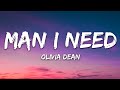 Olivia Dean - Man I Need (Lyrics)