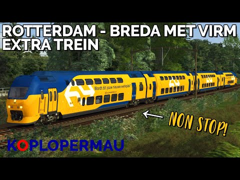 Train Simulator 2022: Rotterdam Centraal - Breda met de 'Werken bij NS' Flow VIRM!