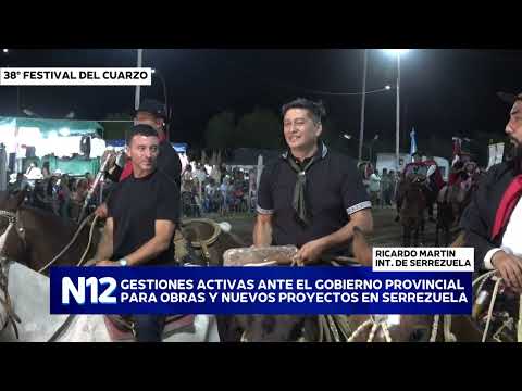 ❤️ 38° Festival del Cuarzo – Serrezuela. Discurso y entrevista con Ricardo Martin