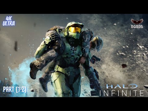 HALO INFINITE Gameplay Walkthrough Part 1-2 Campaign [4K60FPS PC]-No Commentary (BOSSFIGHT) #halo