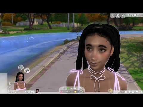 the sims 4 premium cc download girl Ava Emma Brown by Bonita100 Game Video Preview