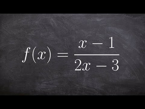 Write the domain in interval notation of a rational function