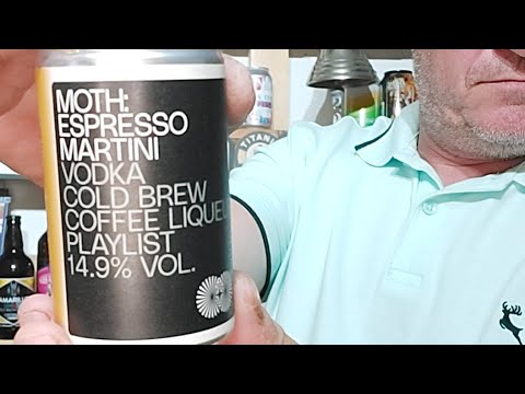 New In Tesco - Moth: Espresso Martini Vodka Cold Brew Coffee Liqueur - Spirits Review